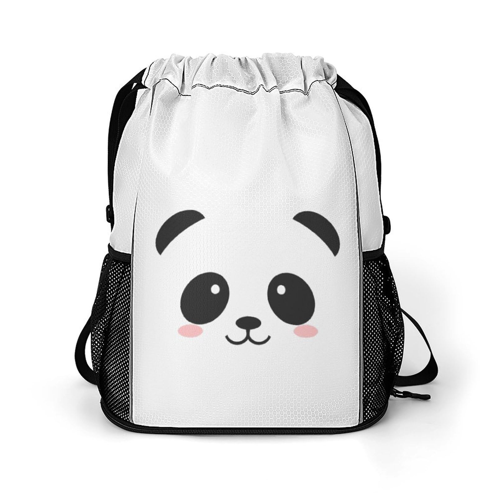 可愛い パンダ 柄 しっぽ付き ナップサック 携帯用 パンダグッズに Amazon.co.jp: ナップザック 可愛い パンダ ジムサック スポーツ